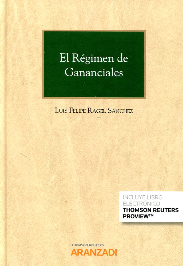 El régimen de gananciales