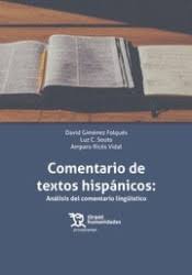 Comentario de textos hispánicos. 9788417069339