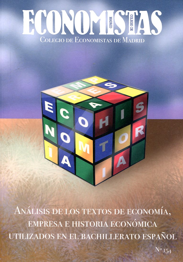 Análisis de los textos de economía, empresa e historia económica utilizados en el Bachillerato español