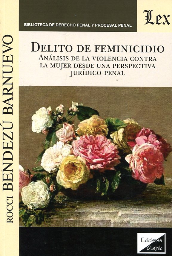 Delito de feminicidio. 9789563920000