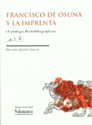 Francisco de Osuna y la imprenta. 9788478001828