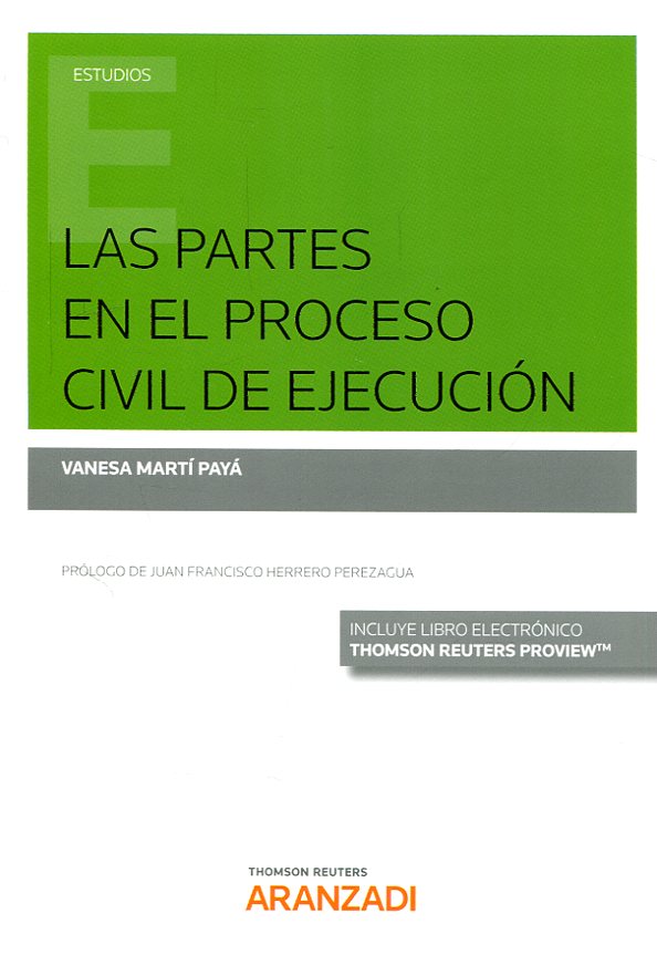 Las partes en el proceso civil de ejecución. 9788491774938