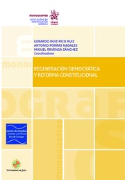 Regeneración democrática y reforma constitucional. 9788491435747