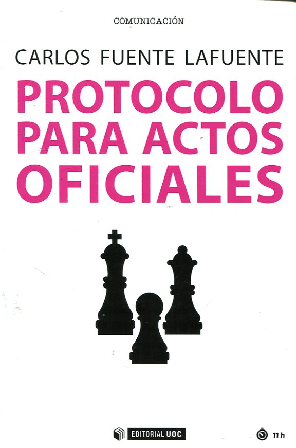 Protocolo para actos oficiales. 9788491169666