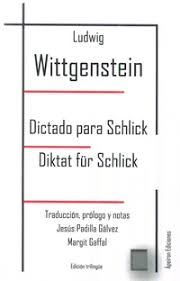 Dictado para Schlick = Diktat für Schlick