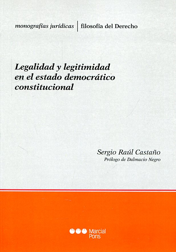 Legalidad y legitimidad en el estado democrático constitucional