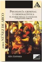 Psicología criminal y criminalística