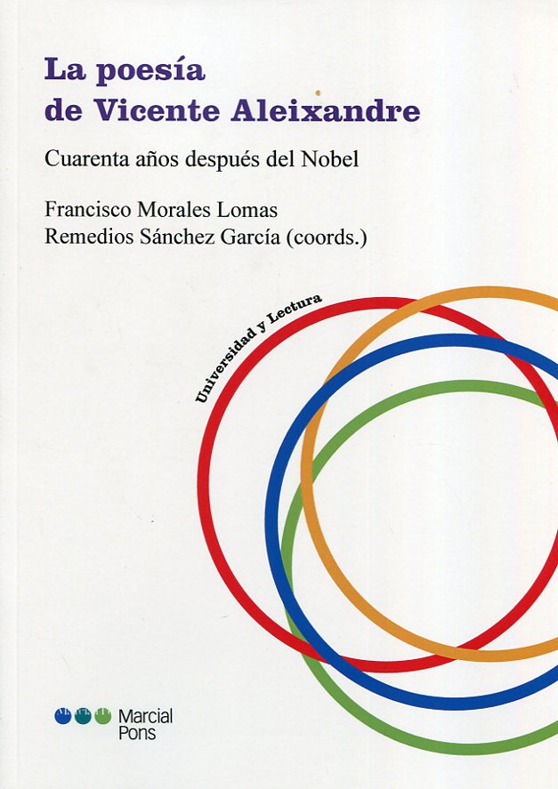 La poesía de Vicente Aleixandre. 9788491234340