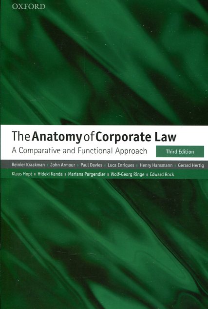 The anatomy of corporate Law . 9780198724315