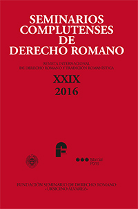 Seminarios Complutenses de Derecho Romano. 100999798