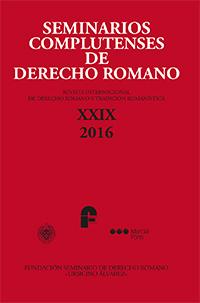 Seminarios Complutenses de Derecho Romano