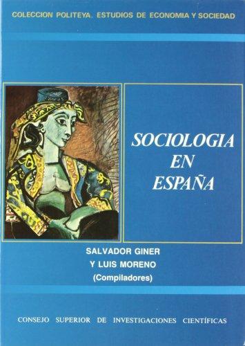 Sociología en España. 9788400070427