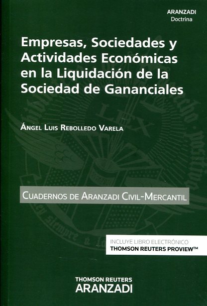 Empresas, sociedades y actividades económicas en la liquidación de la sociedad de gananciales