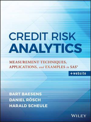 Credit risk analytics. 9781119143987