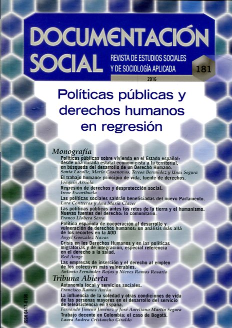 Políticas públicas y Derechos Humanos en regresión. 9788484407263