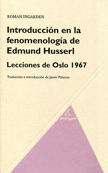 Introducción en la fenomenología de Edmund Husserl