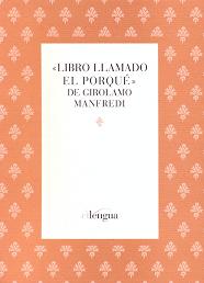 'Libro llamado el porqué' de Girolamo Manfredi. 9788493765408