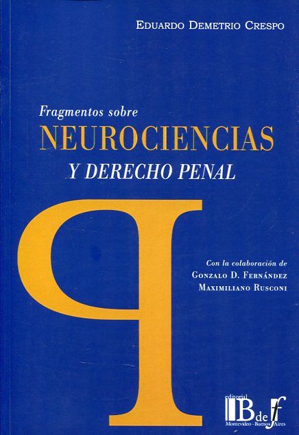 Fragmento sobre neurociencias y Derecho penal. 9789974745148