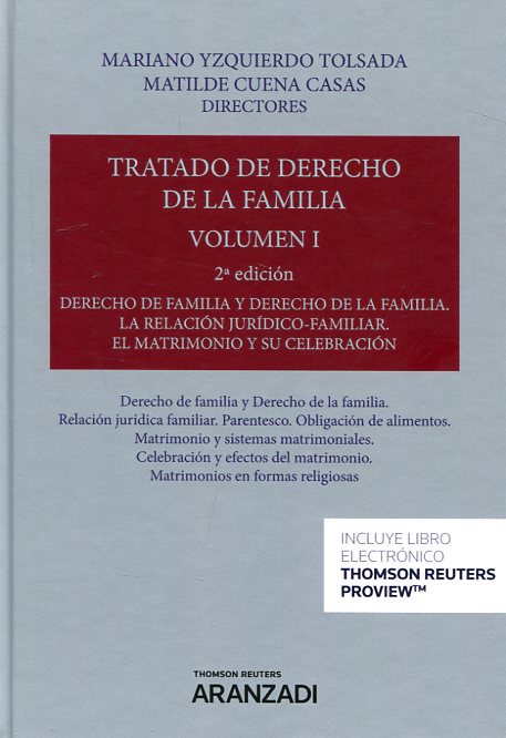 Tratado de Derecho de la familia. 9788490996348