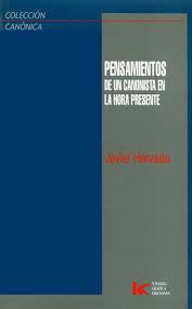 Pensamientos de un canonista en la hora presente. 9788489561441