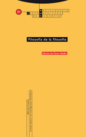 Filosofía de la filosofía. 9788498791877
