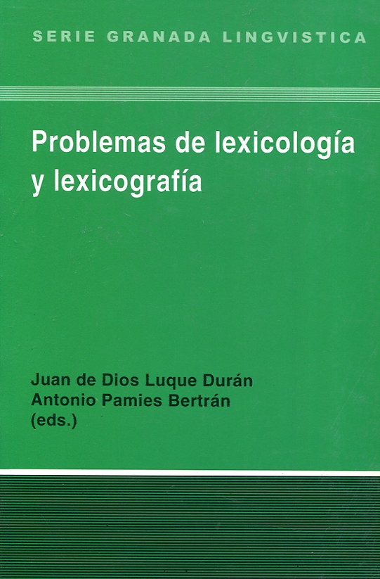 Problemas de lexicología y lexicografía. 9788479339692