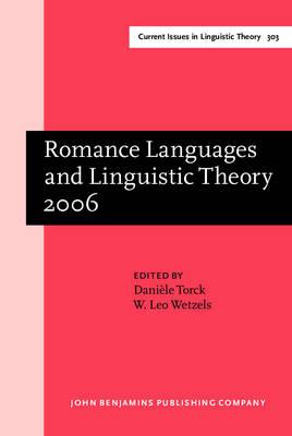Romance languages and linguistic theory 2006. 9789027248190