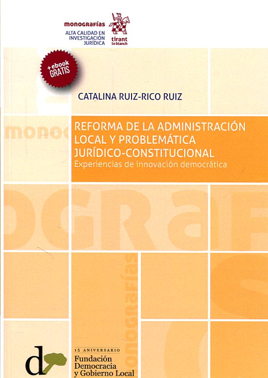 Reforma de la administración local y problemática jurídico-constitucional