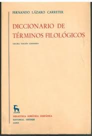 Diccionario de términos filológicos. 9788424911119