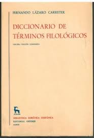 Diccionario de términos filológicos. 9788424911119