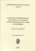 El sistema de partidos políticos en Guatemala. 9788416066490