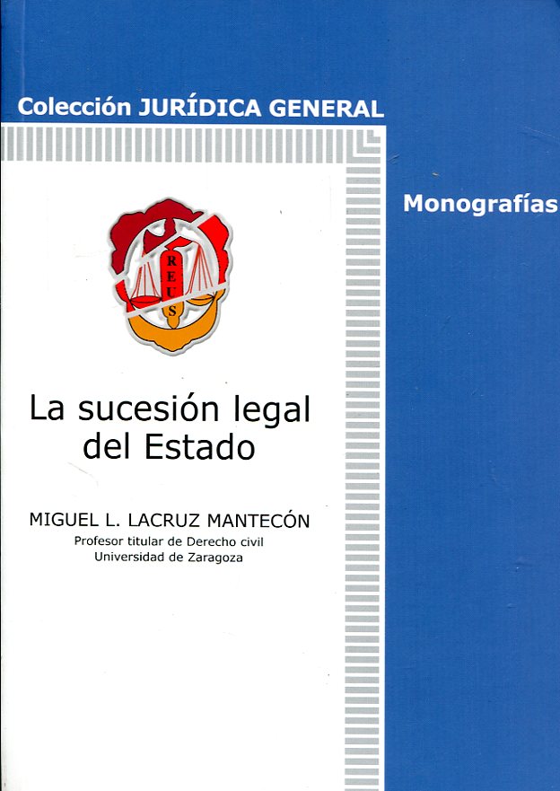 La sucesión legal del Estado. 9788429019834