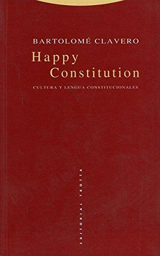 Happy constitution. 9788481641813