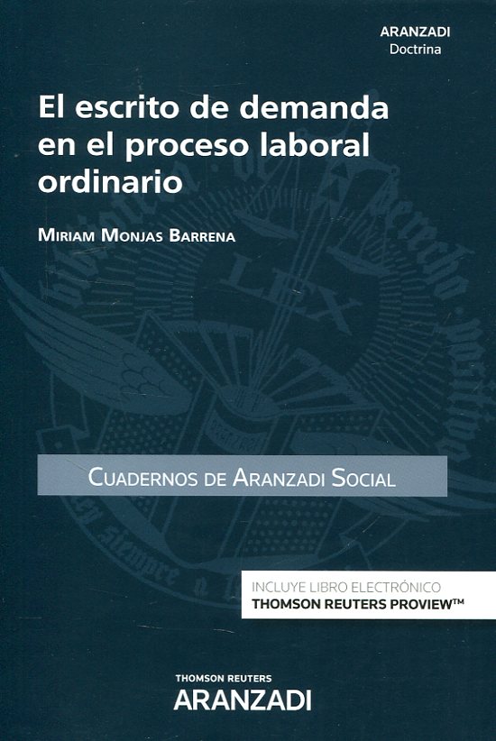 El escrito de demanda en el proceso laboral ordinario