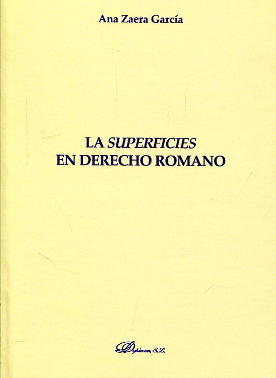 Las superficies en Derecho romano