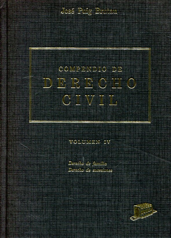 Libro Compendio de Derecho civil 9788476761670 Puig Brutau, José