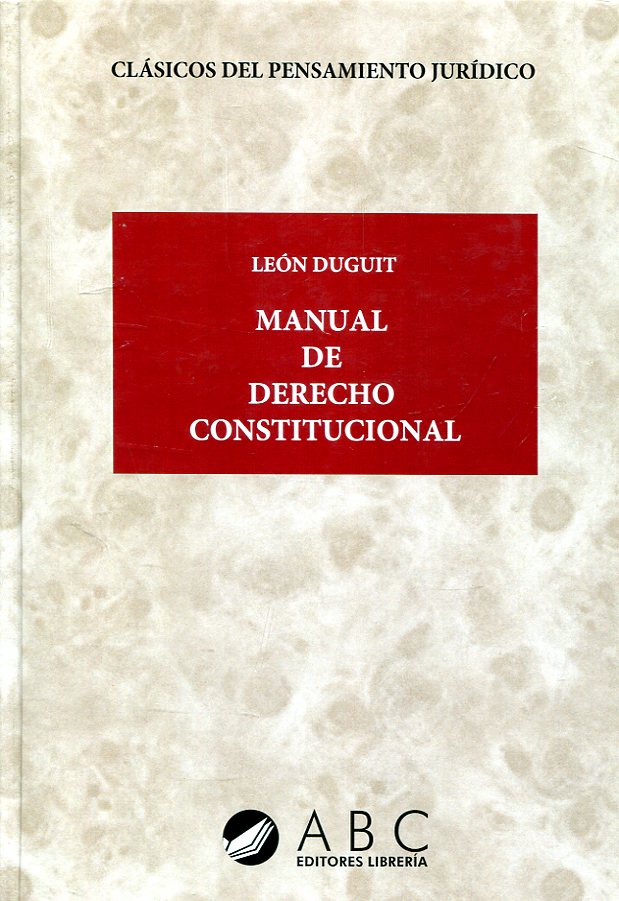Manual de Derecho constitucional