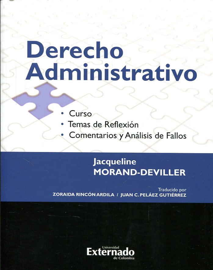 Derecho administrativo. 9789587727005