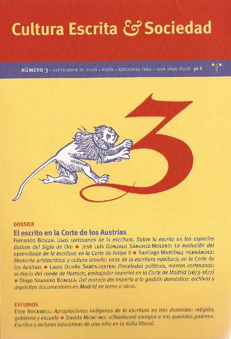Revista Cultura Escrita y Sociedad, Nº 3, año 2006