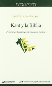 Kant y la Biblia