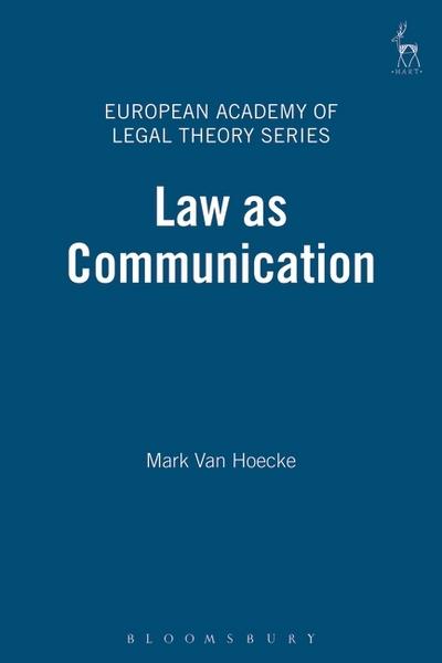 Law as Communication. 9781841133416