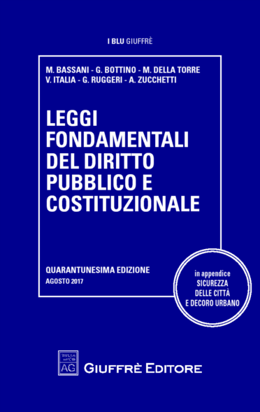 Leggi fondamentali del Diritto Pubblico e Costituzionale. 9788814098406