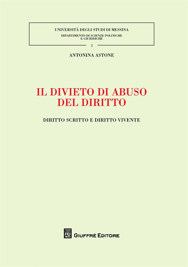 Il divieto di abuso del Diritto