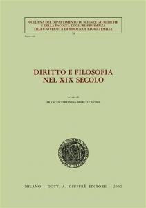 Diritto e filosofia nel XIX secolo. 9788814093661