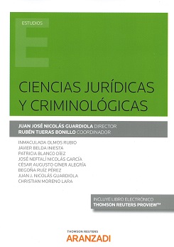 Ciencias jurídicas y criminológicas. 9788491777878