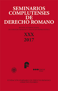 Seminarios Complutenses de Derecho Romano. 101015592