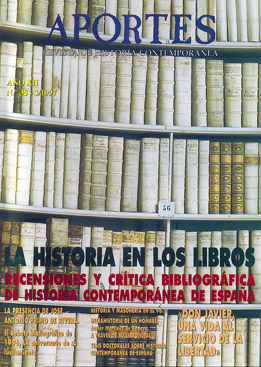 La Historia en los libros: recensiones y crítica, bibliografía de Historia Contemporánea de España. 100071963