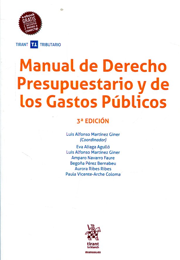 Manual de Derecho presupuestario y de los gastos públicos. 9788491905813