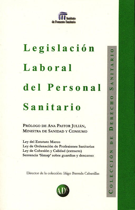 Legislación laboral del personal sanitario