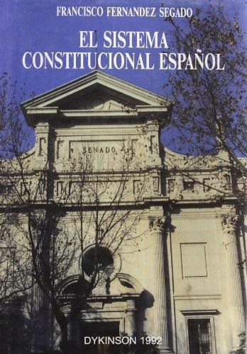 El sistema constitucional español. 9788488030320